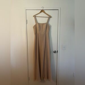 Azazie bridesmaids dress! Color: Champagne, Size: 14, Style: Azazie Jay